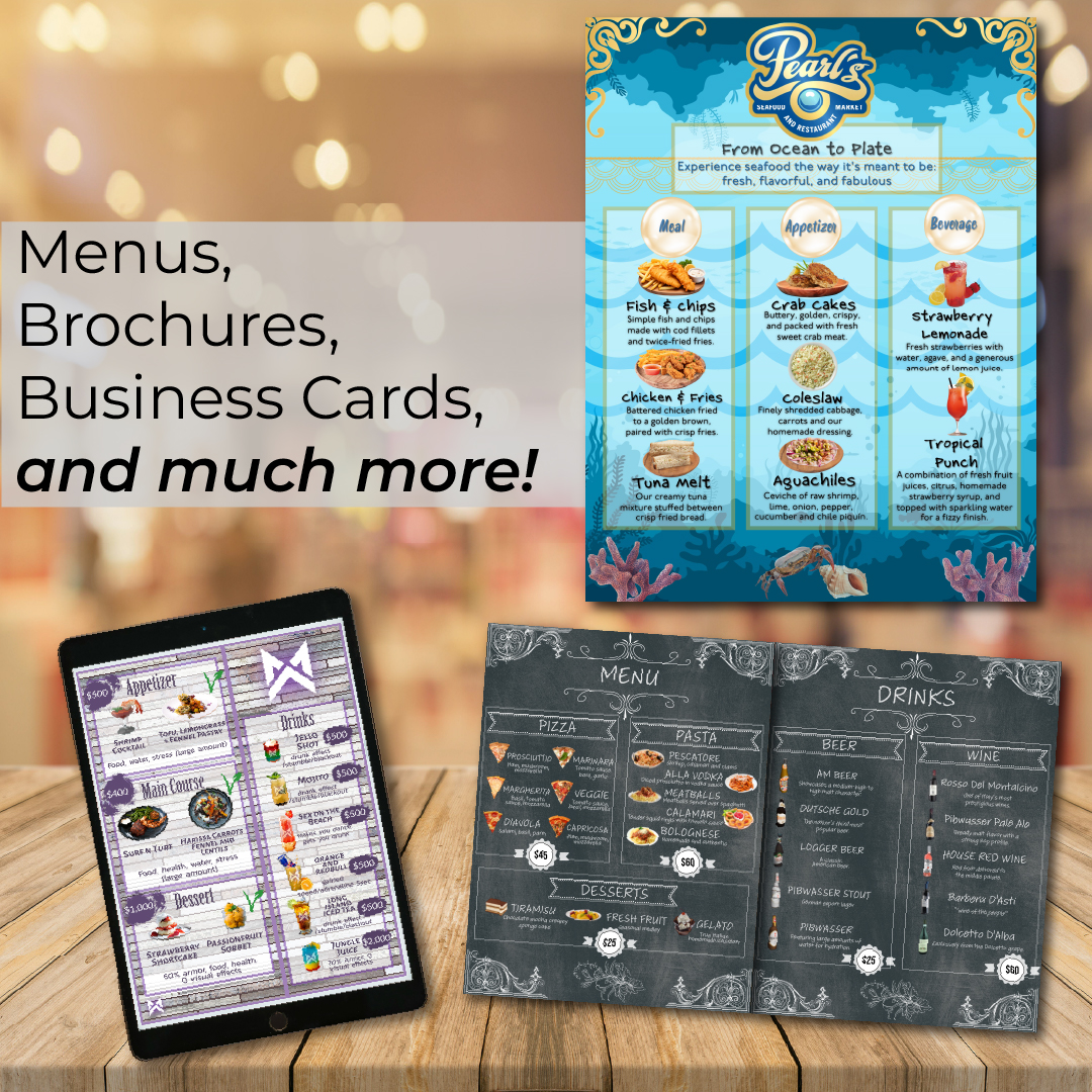 Featured work examples